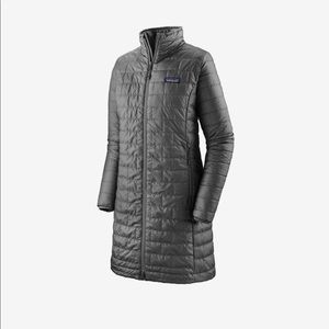 NWT Patagonia Woman’s Nano Puff Parka Sz M Grey